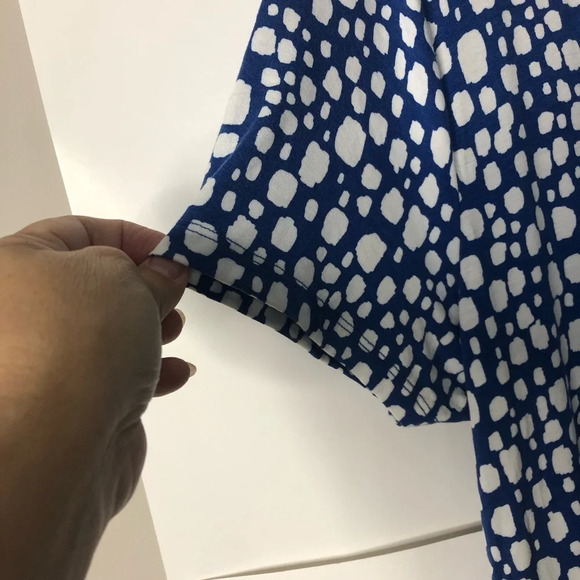 Eloquii Elements Maxi Dress Womens 18/20 Cutouts Abstract Flowy Coastal - Picture 6 of 12